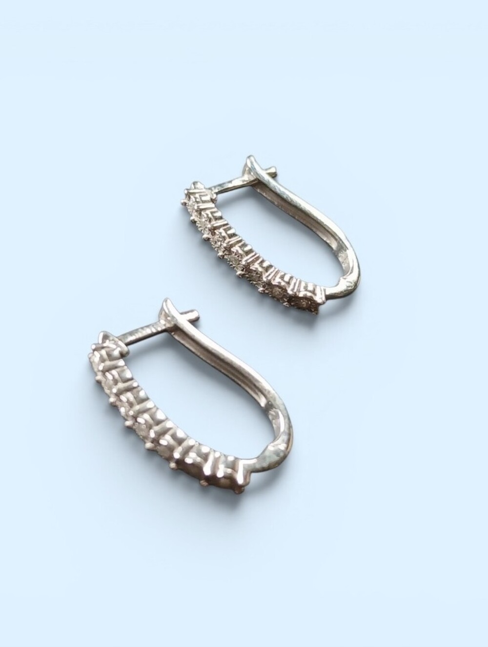 925 Diamond Earrings